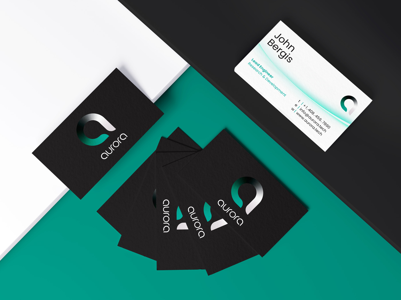 Aurora_KyleJackson_BusinessCardsMockup